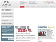 Tablet Screenshot of dickson-ptl.com